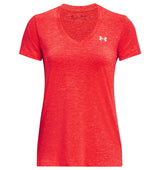 Under Armour Womens Tech Twist V-Neck Short Sleeve Shirt - Quick-Drying and Ultra-Soft