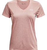 Under Armour Womens Tech Twist V-Neck Short Sleeve Shirt - Quick-Drying and Ultra-Soft