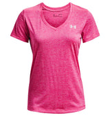 Under Armour Womens Tech Twist V-Neck Short Sleeve Shirt - Quick-Drying and Ultra-Soft