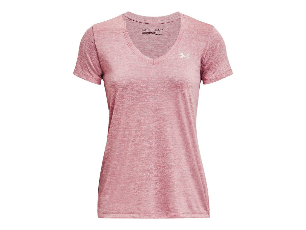 Under Armour Womens Tech Twist V-Neck Short Sleeve Shirt - Quick-Drying and Ultra-Soft