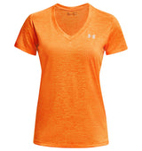 Under Armour Womens Tech Twist V-Neck Short Sleeve Shirt - Quick-Drying and Ultra-Soft