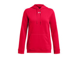 Under Armour Womens Hustle Fleece Hoodie - Ultra-Soft with Adjustable Drawcords