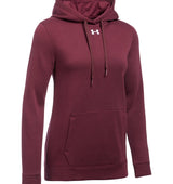 Under Armour Womens Hustle Fleece Hoodie - Ultra-Soft with Adjustable Drawcords