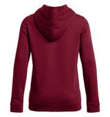 Under Armour Womens Hustle Fleece Hoodie - Ultra-Soft with Adjustable Drawcords
