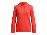 Under Armour Womens Hustle Fleece Hoodie - Ultra-Soft with Adjustable Drawcords