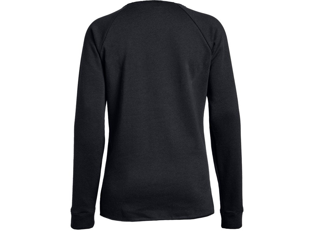 Under Armour Womens Hustle Fleece Crew Apparel - 4-Way Stretch Material