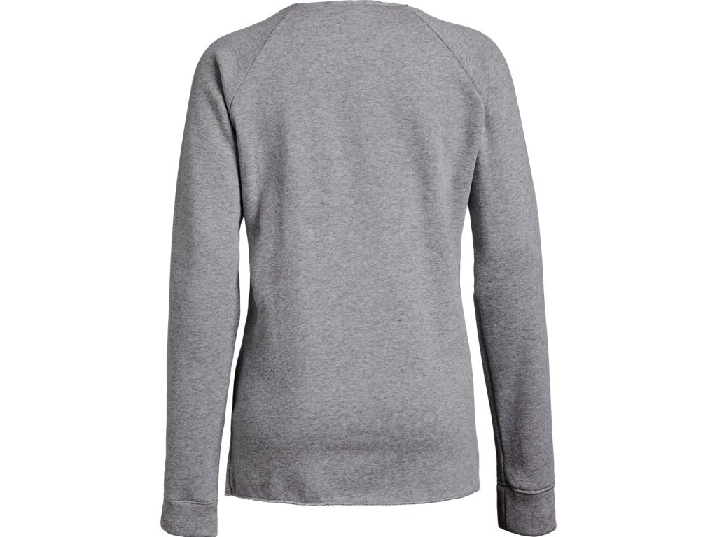 Under Armour Womens Hustle Fleece Crew Apparel - 4-Way Stretch Material
