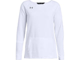 Under Armour Womens Hustle Fleece Crew Apparel - 4-Way Stretch Material