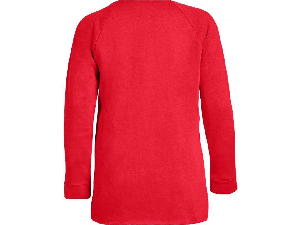 Under Armour Womens Hustle Fleece Crew Apparel - 4-Way Stretch Material
