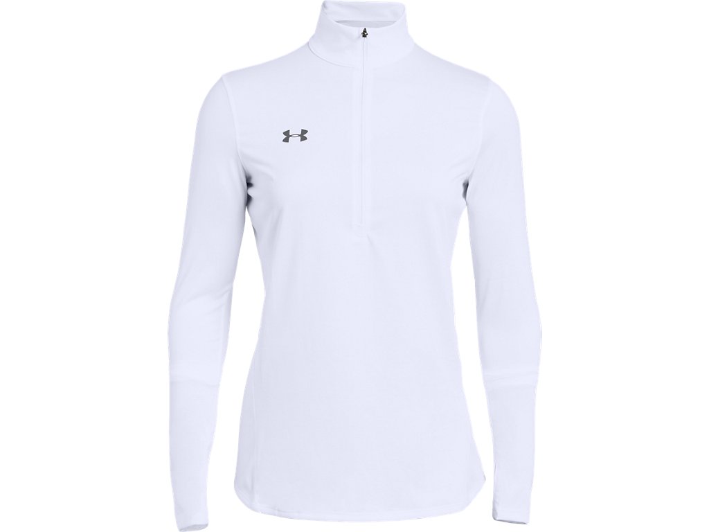 Under Armour Womens Locker Half Zip Apparel - Quick-Drying with Anti-Odor Technology