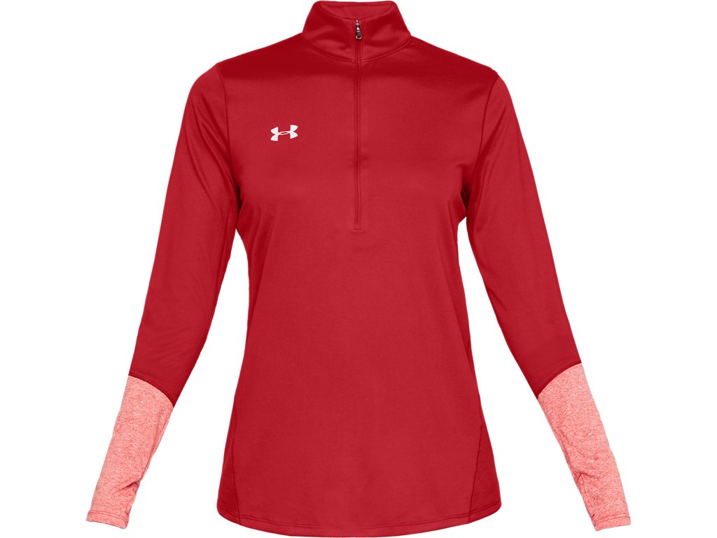 Under Armour Womens Locker Half Zip Apparel - Quick-Drying with Anti-Odor Technology