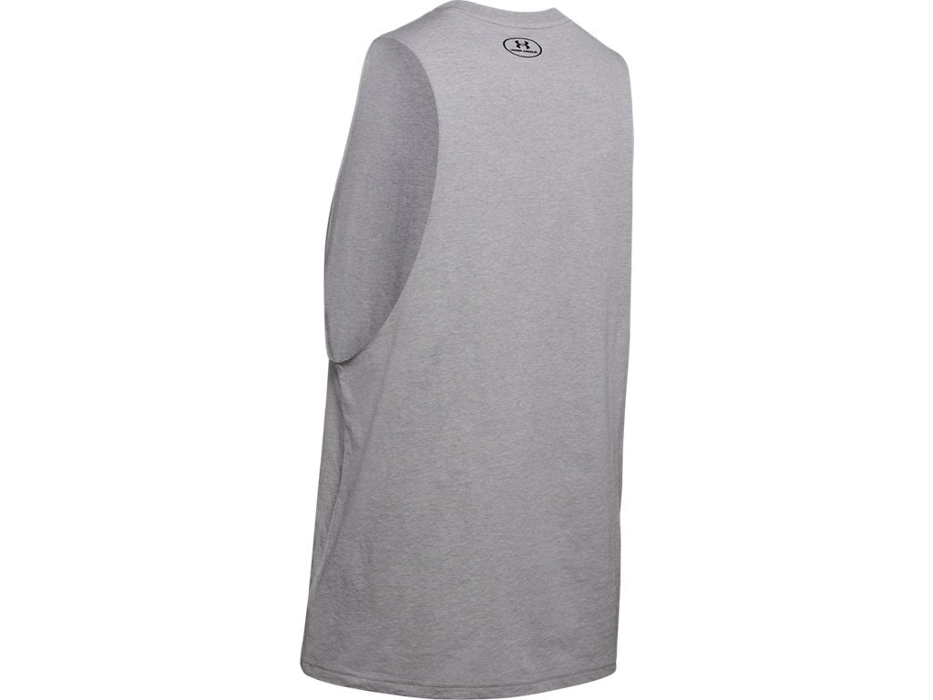 Under Armour Mens Left Chest Cut-Off Tank - Quick-Drying