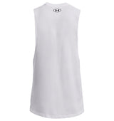 Under Armour Mens Left Chest Cut-Off Tank - Quick-Drying