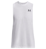 Under Armour Mens Left Chest Cut-Off Tank - Quick-Drying