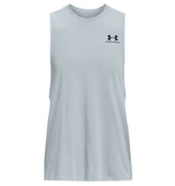 Under Armour Mens Left Chest Cut-Off Tank - Quick-Drying