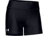Under Armour Womens Team Shorty 4in Shorts - Super-Light HeatGear Fabric