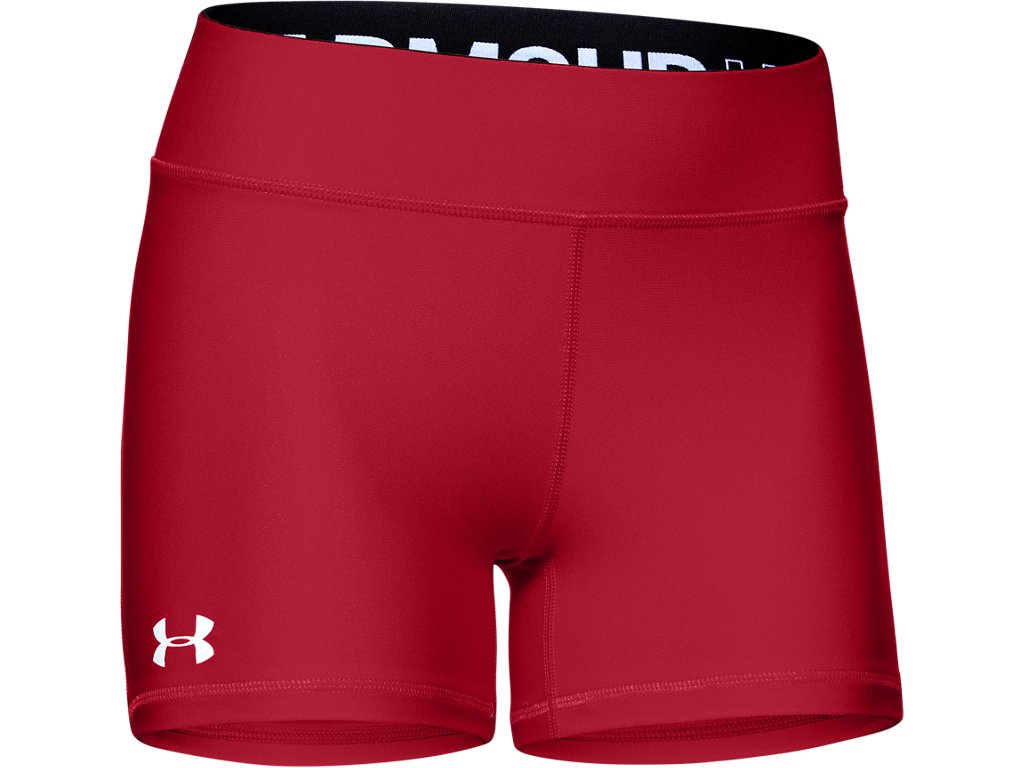 Under Armour Womens Team Shorty 4in Shorts - Super-Light HeatGear Fabric