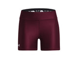 Under Armour Womens Team Shorty 4in Shorts - Super-Light HeatGear Fabric