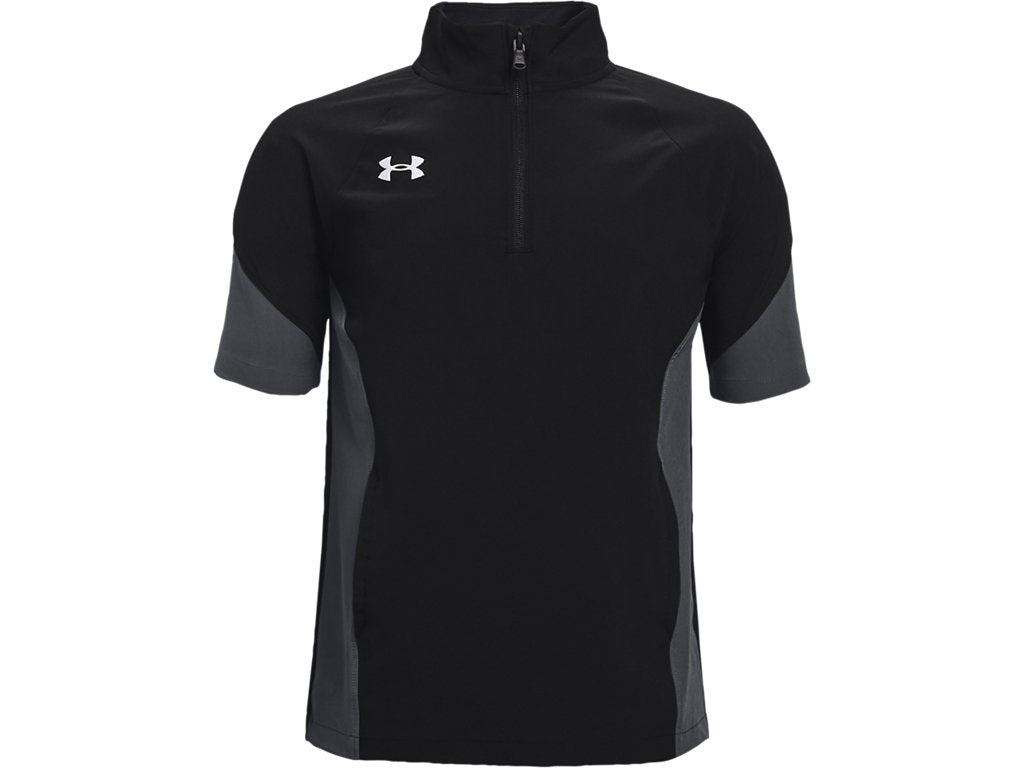 Under Armour Boys Squad Short Sleeve ¼ Zip Apparel - Water Repellent