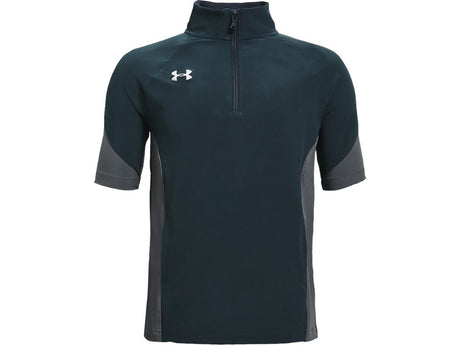 Under Armour Boys Squad Short Sleeve ¼ Zip Apparel - Water Repellent