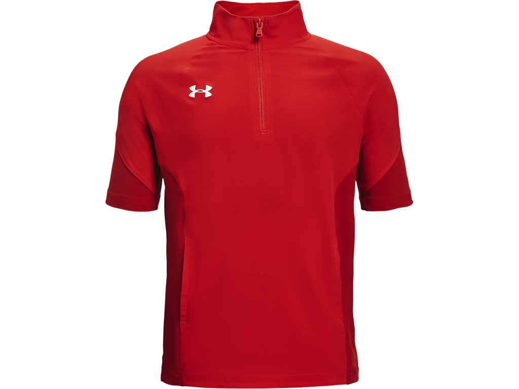 Under Armour Boys Squad Short Sleeve ¼ Zip Apparel - Water Repellent