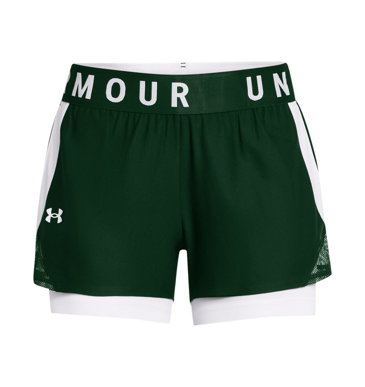 Under Armour Womens Play Up 2-in-1 Shorts - Sweat Wicking and Quick Drying
