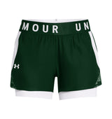 Under Armour Womens Play Up 2-in-1 Shorts - Sweat Wicking and Quick Drying