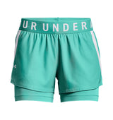 Under Armour Womens Play Up 2-in-1 Shorts - Sweat Wicking and Quick Drying