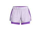 Under Armour Womens Play Up 2-in-1 Shorts - Sweat Wicking and Quick Drying