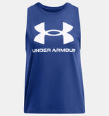 Under Armour Womens Rival Tank Top - Quick-Drying Cotton Blend