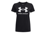 Under Armour Womens Rival Logo Short Sleeve T-Shirt - Quick-Drying Cotton Blend