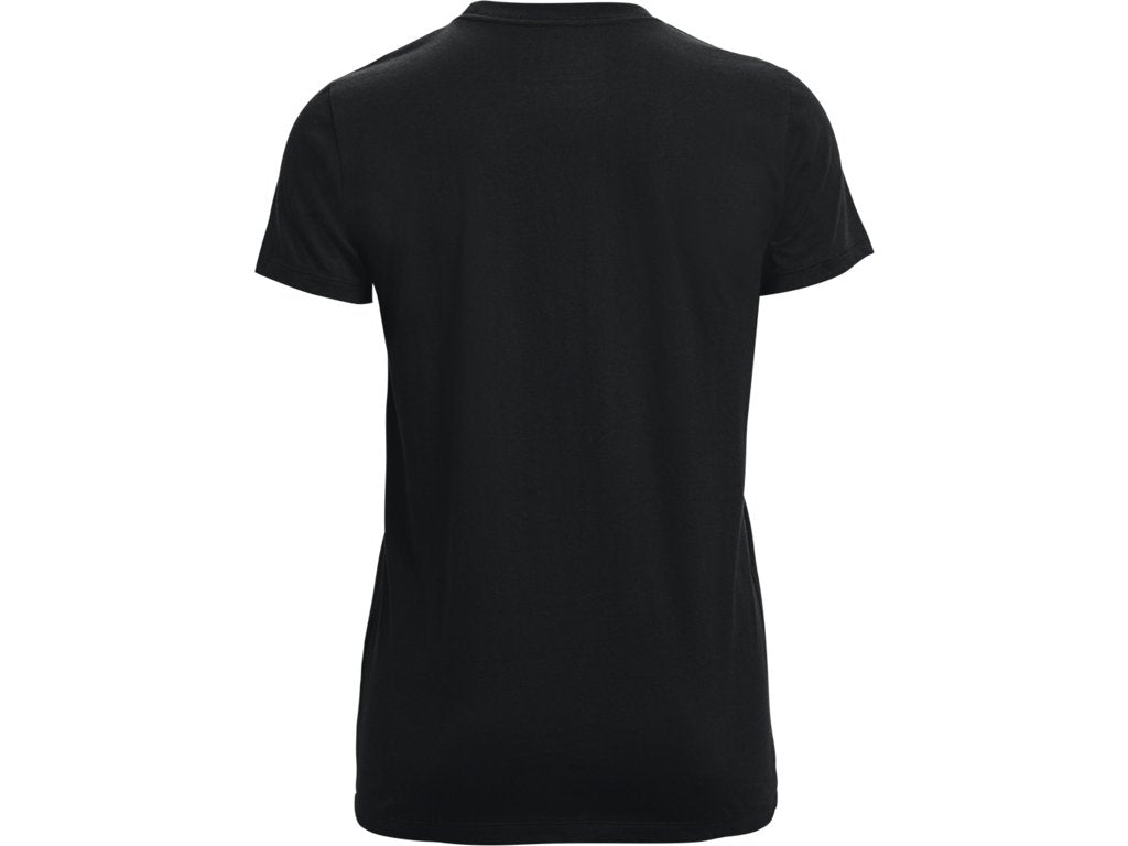 Under Armour Womens Rival Logo Short Sleeve T-Shirt - Quick-Drying Cotton Blend