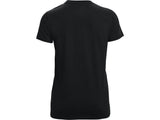 Under Armour Womens Rival Logo Short Sleeve T-Shirt - Quick-Drying Cotton Blend
