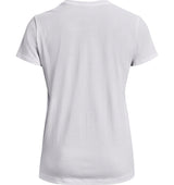 Under Armour Womens Rival Logo Short Sleeve T-Shirt - Quick-Drying Cotton Blend