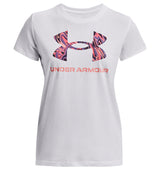 Under Armour Womens Rival Logo Short Sleeve T-Shirt - Quick-Drying Cotton Blend