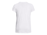 Under Armour Womens Rival Logo Short Sleeve T-Shirt - Quick-Drying Cotton Blend