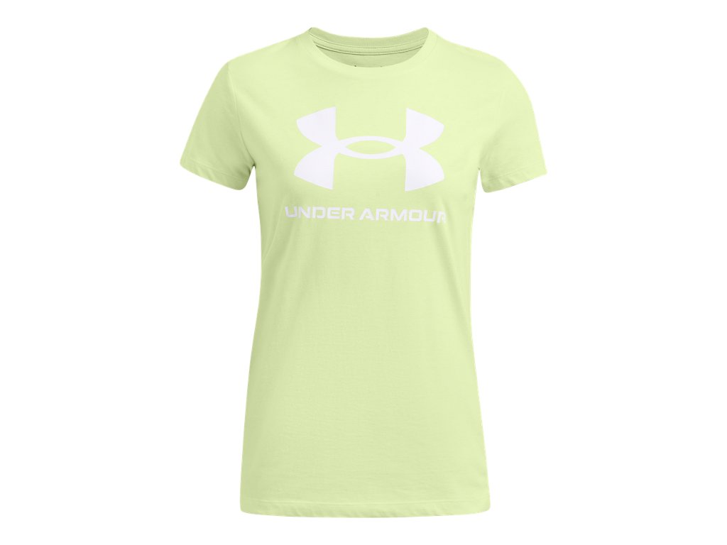 Under Armour Womens Rival Logo Short Sleeve T-Shirt - Quick-Drying Cotton Blend