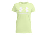 Under Armour Womens Rival Logo Short Sleeve T-Shirt - Quick-Drying Cotton Blend