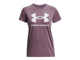 Under Armour Womens Rival Logo Short Sleeve T-Shirt - Quick-Drying Cotton Blend
