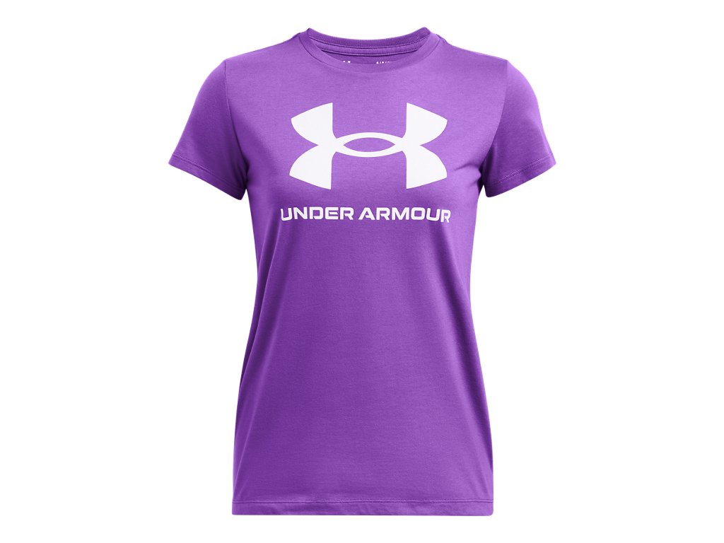 Under Armour Womens Rival Logo Short Sleeve T-Shirt - Quick-Drying Cotton Blend
