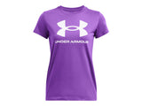 Under Armour Womens Rival Logo Short Sleeve T-Shirt - Quick-Drying Cotton Blend