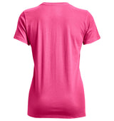Under Armour Womens Rival Logo Short Sleeve T-Shirt - Quick-Drying Cotton Blend