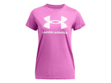 Under Armour Womens Rival Logo Short Sleeve T-Shirt - Quick-Drying Cotton Blend
