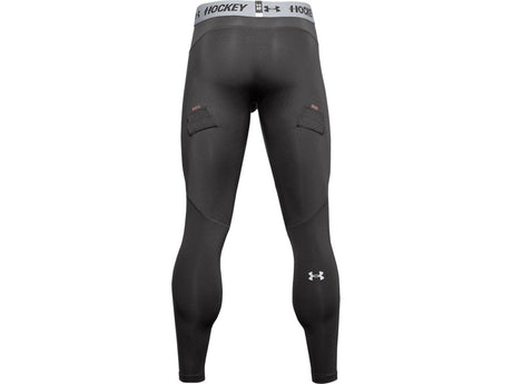 Under Armour Men's UA Hockey Compression Leggings - HeatGear Armour with Strategic Ventilation