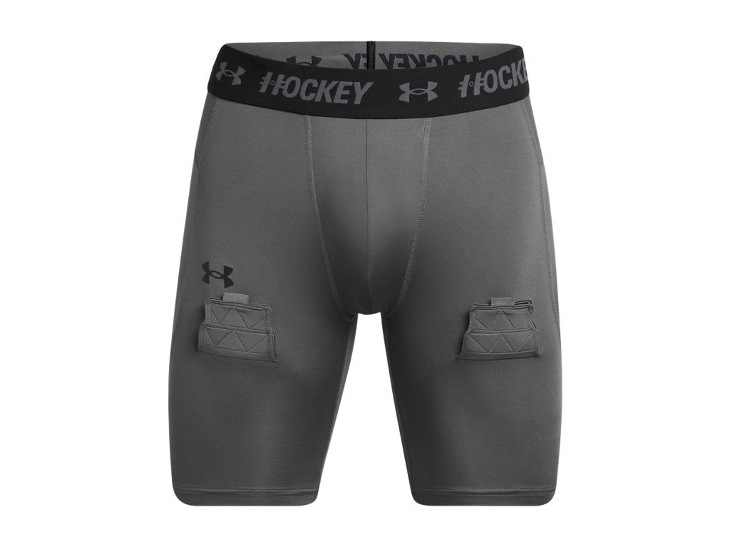 Under Armour Mens Hockey Compression Shorts - HeatGear Armour Performance Baselayer