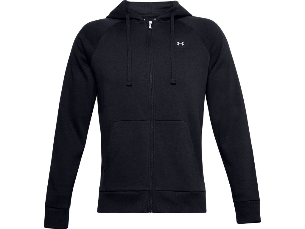 Under Armour Men's Rival Fleece Full Zip Hoodie - Ultra-Soft Mid-Weight Cotton Blend