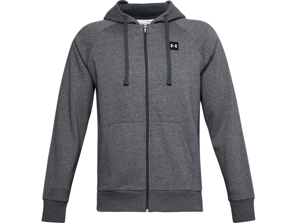 Under Armour Men's Rival Fleece Full Zip Hoodie - Ultra-Soft Mid-Weight Cotton Blend