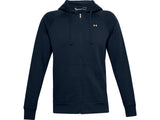 Under Armour Men's Rival Fleece Full Zip Hoodie - Ultra-Soft Mid-Weight Cotton Blend