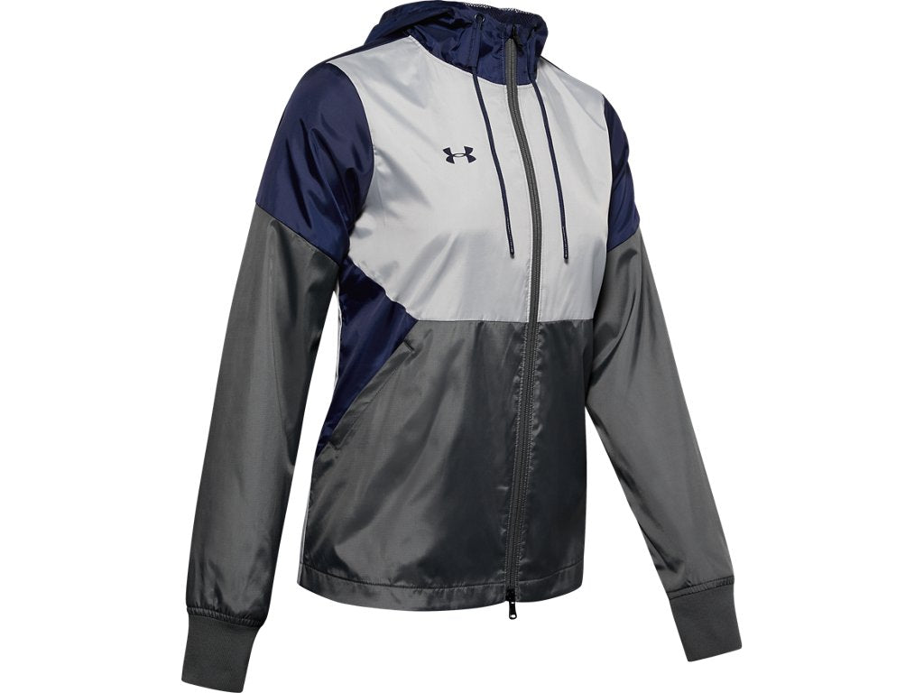 Under Armour Womens Legacy Team Windbreaker Jacket - Breathable and Water Repellent