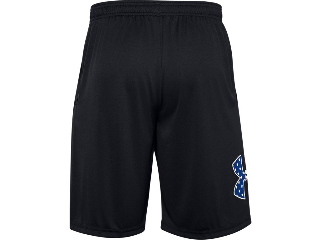 Under Armour Mens Freedom Tech Big Flag Logo Shorts - Quick-Drying Fabric